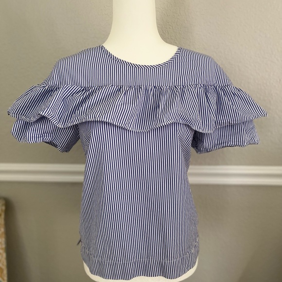 J.Crew Ruffled Shirt - Picture 4 of 6